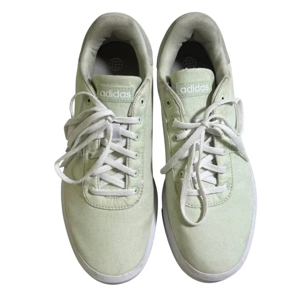 Adidas Bravada 2.0 Platform Sneakers Mint Green Canvas Womens 8.5 GW6907